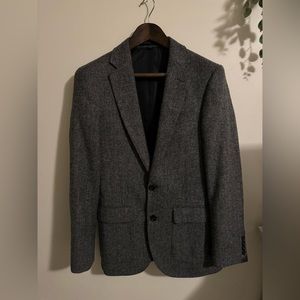 J Crew Ludlow slim fit Blazer in Grey Herringbone English Tweed 36R